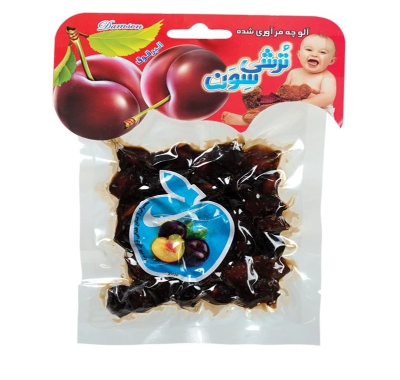 ترشی سون آلوچه آلو کریستالی 70گرمی